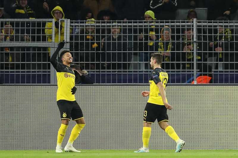 Jadon Sancho has been in great form for Dortmund